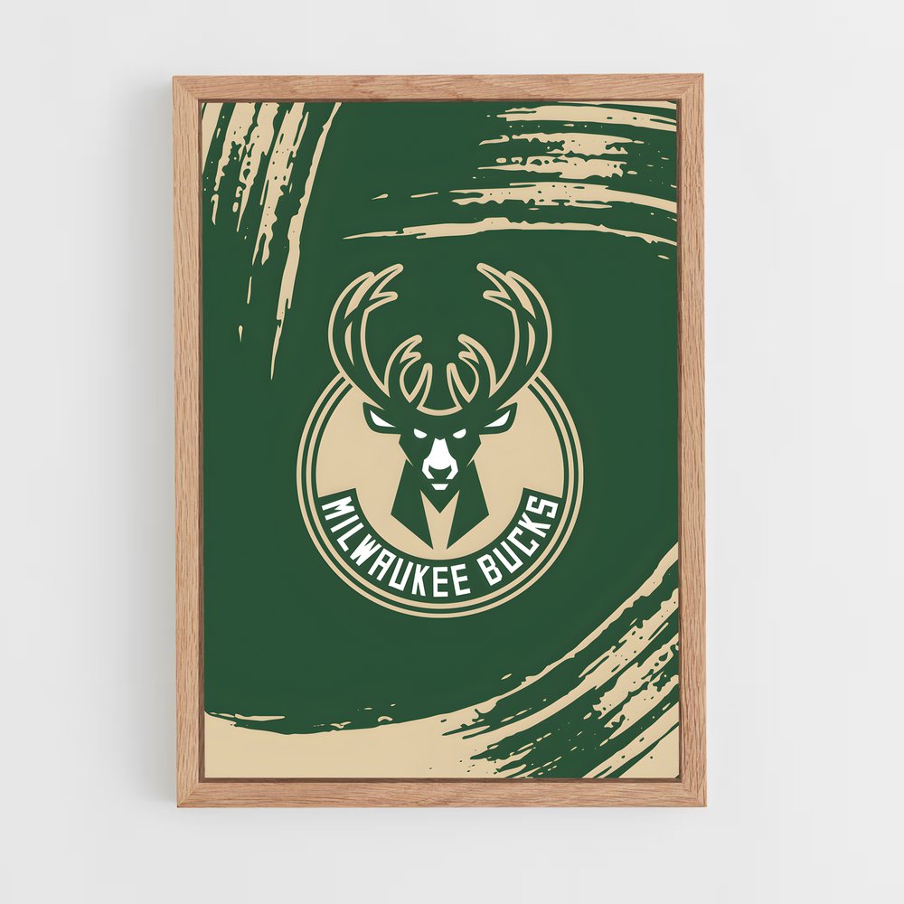 Poster Milwaukee bucks – affiche Basketball (vue 4)